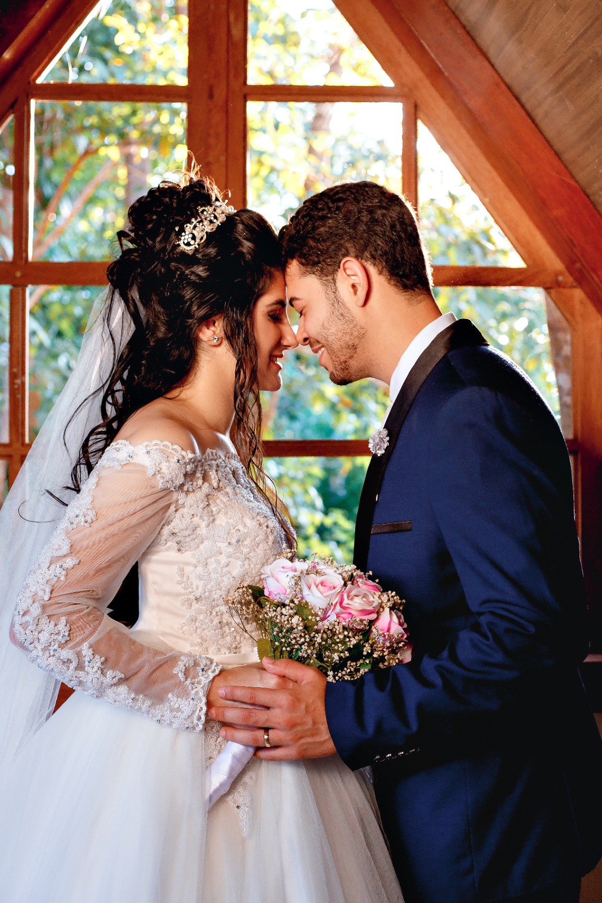 Ensaio de casamento cheio de emoção