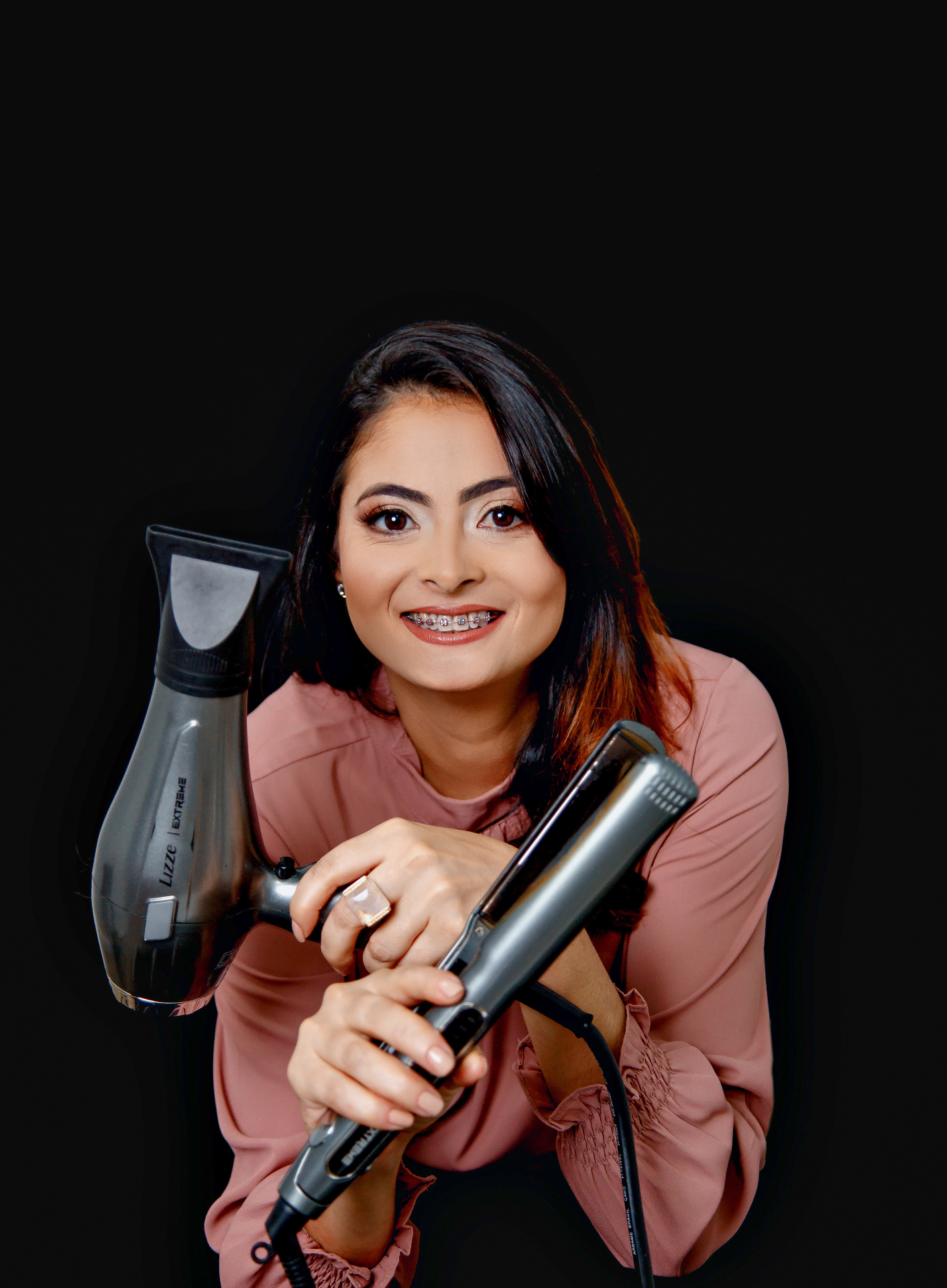 Retrato profissional com iluminação trabalhada